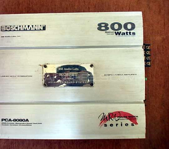 Boschmann Car Amplifier USA 800 Watts Image-1