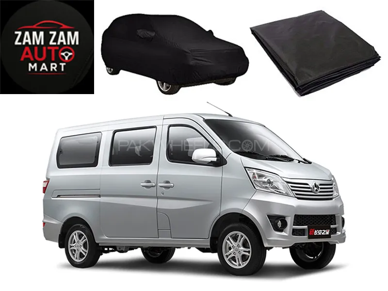 Karvaan Car High Quality Black coated top Cover Image-1