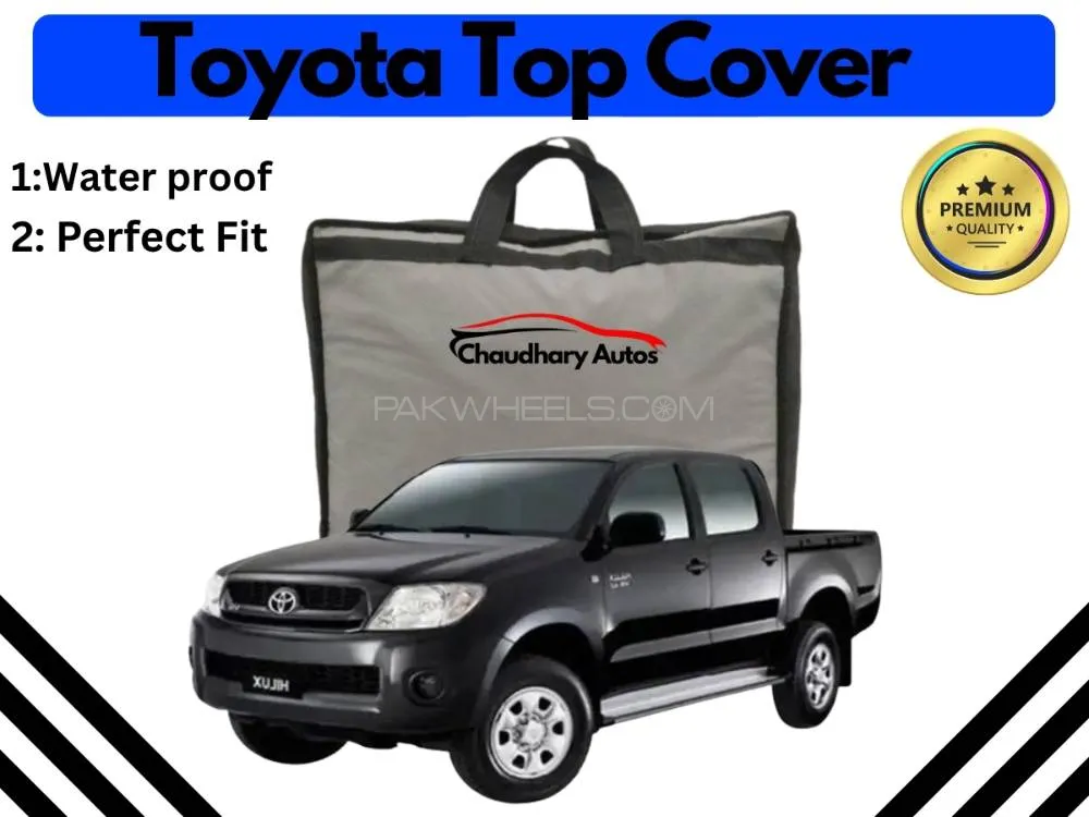 Toyota Vigo 2005–2016 Top Cover – Black, Waterproof, Heat & Scratch Resistant Image-1