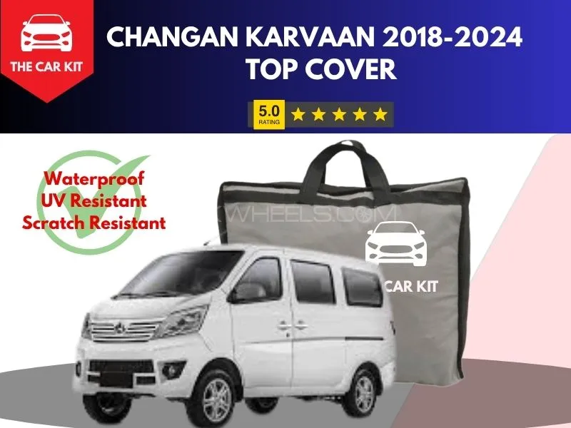 Changan Karvaan 2018-2024 Top Cover | Custom Fit | Parachute | Ultimate Weather Protection Image-1