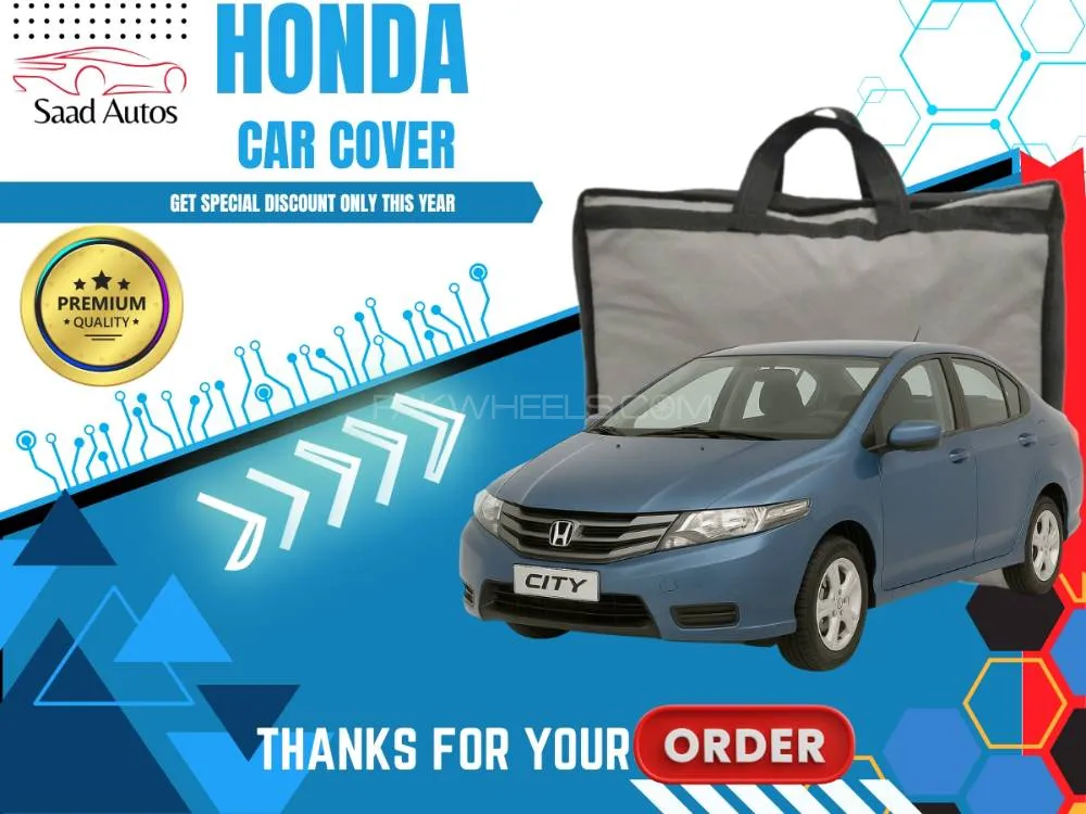 Honda City 2009–2021 Top Cover | Grey | Anti-Scratch | Double Layer | Water Proof Image-1