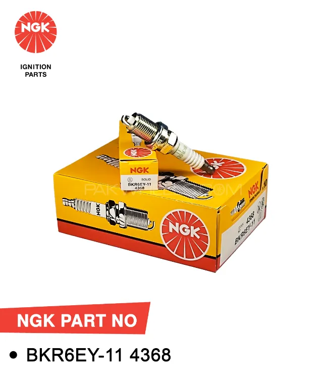 NGK Spark Plug for Toyota Corolla, 1600/1800cc 2002-2014, (BKR6EY11) (Japan-Single Pc) Image-1