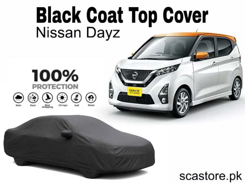 Nissan Dayz Black Coat Top Cover – Full Body Protection Image-1