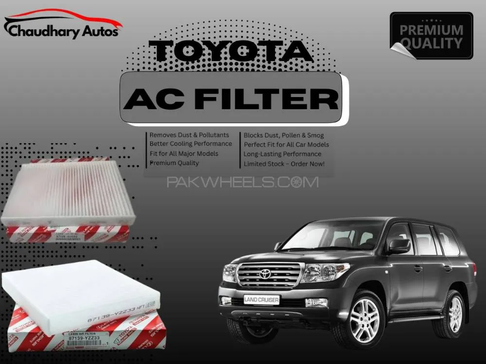 Toyota Land Cruiser 1998-2007 Premium Quality Cabin Filter - Imported Image-1