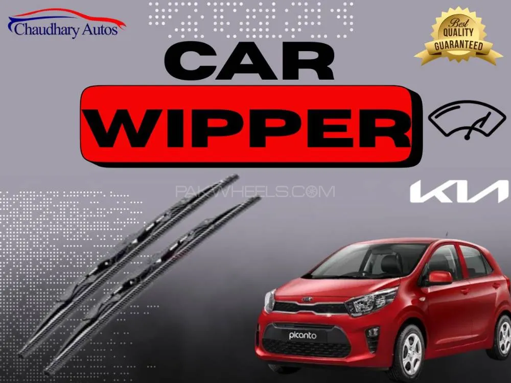 Soft Rubber Wiper Blade for KIA Picanto 2019–2024 – Smooth & Silent Fit Image-1