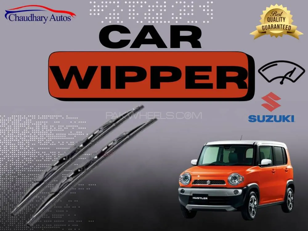 Soft Rubber Wiper Blade for Suzuki Hustler 2014–2022 – Smooth & Silent Fit Image-1