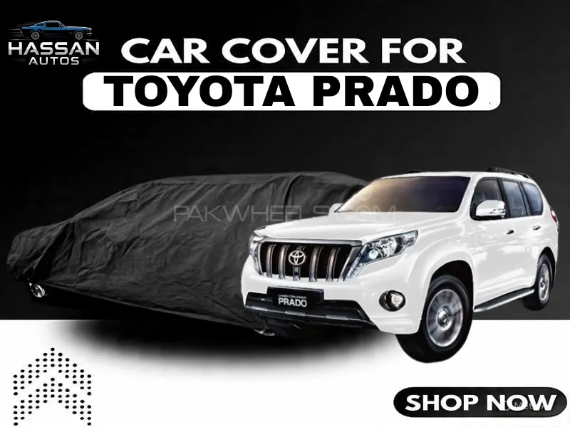Toyota Prado Top Cover 2002–2019 – Waterproof & Scratch-Resistant Parachute Fabric Image-1