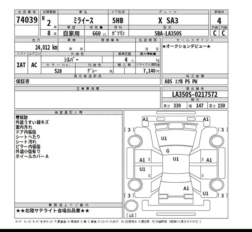 Daihatsu Mira 2020 for Sale in Karachi Image-1