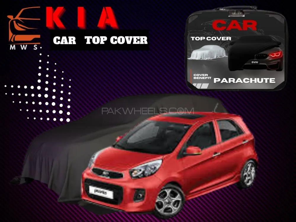 Kia Picanto Top Cover | Single Layer | Waterproof Parachute | Premium Protection Image-1