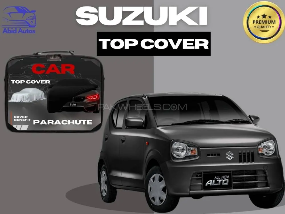 Suzuki Alto Car Top Cover | Single Layer | Waterproof Parachute | Premium Protection Image-1