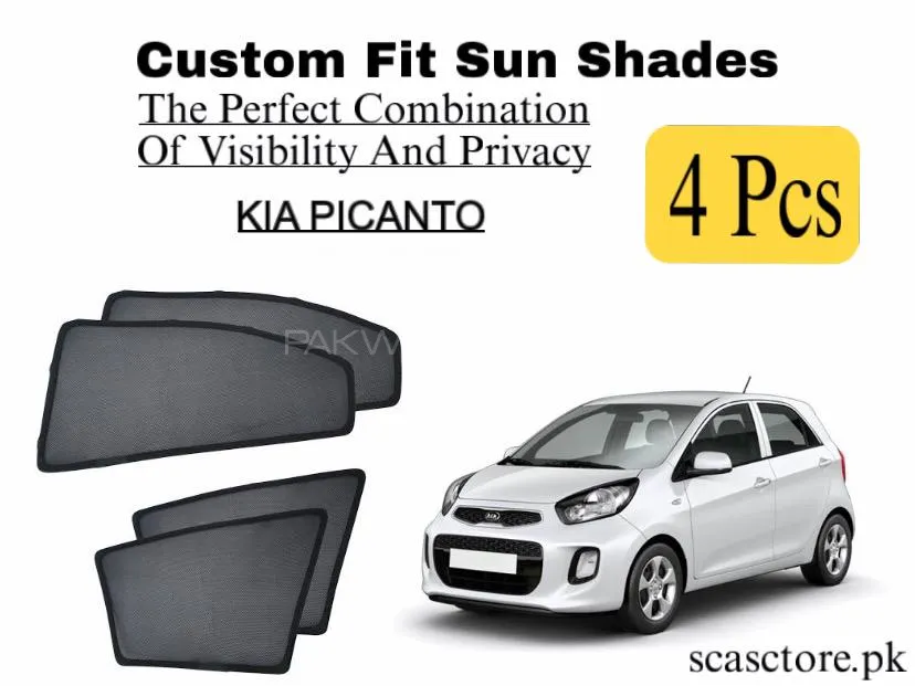 Kia Picanto Sun Shades for Heat and UV Protection Image-1