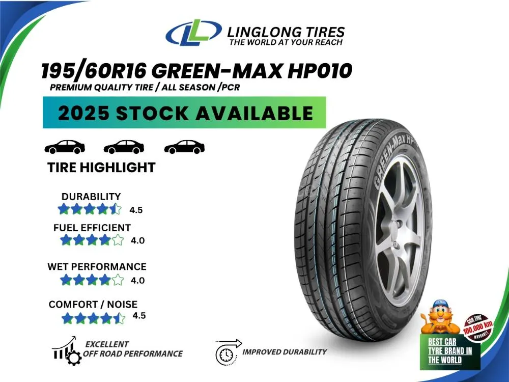 Ling Long Tyre 195/60R16 GREEN-MAX HP010 Image-1
