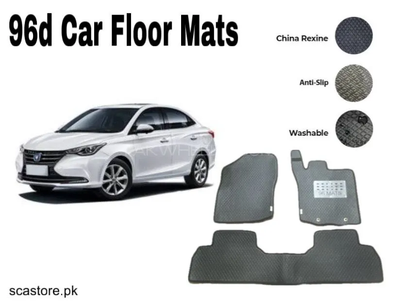 Changan Alsvin 96 Car Floor Mats – Premium Leatherite Mats for Ultimate Protection & Luxury Image-1