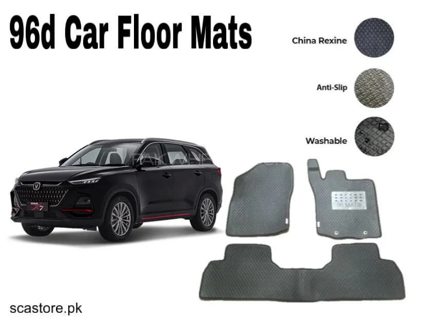 Changan Oshan X7 96 Car Floor Mats – Premium Leatherite Mats for Ultimate Protection & Luxury Image-1