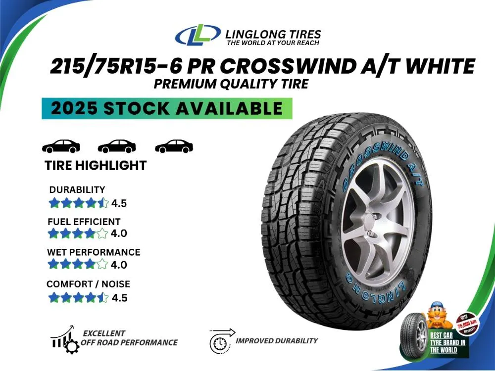 Ling Long Tyre 215/75R15-6PR C-W A/T Image-1