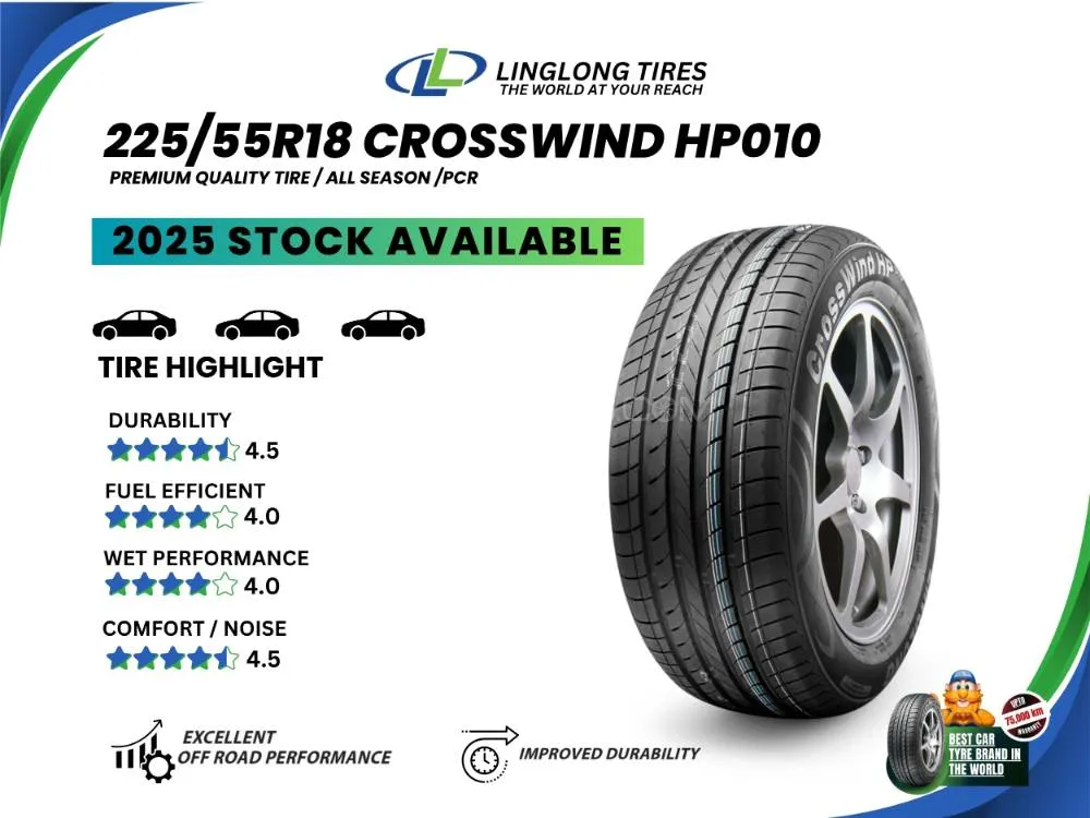 Ling Long Tyre 225/55r18 CROSSWIND Image-1
