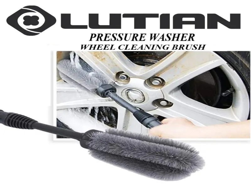 LUTIAN - Wheel / Rims Cleaning Brush Lance Attachment for High Pressure Washer Image-1