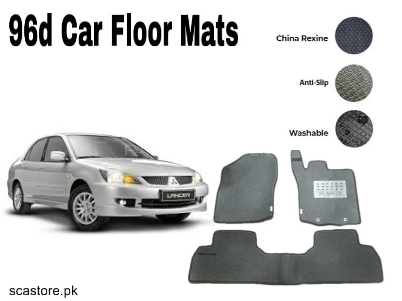 Mitsubishi Lancer 96 Car Floor Mats – Premium Leatherite Mats for Ultimate Protection & Luxury Image-1