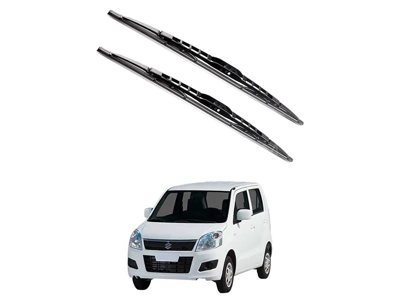 Suzuki Wagonr Wiper Blade Metal Type Pair Image-1