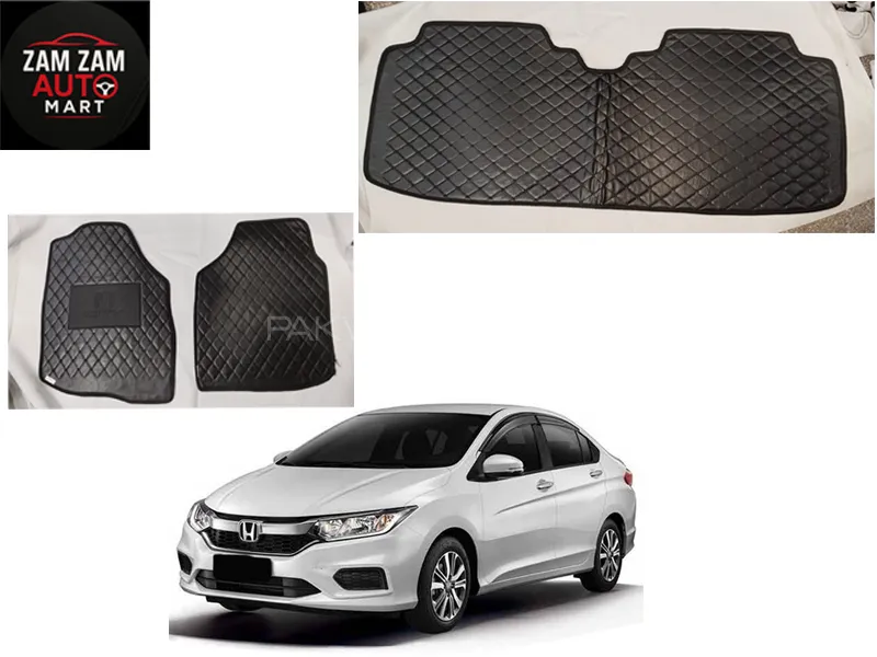 Honda City Floor Mat Model 2009-2021 (3 Piece) Image-1