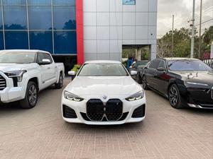 BMW i4 eDrive35 M Sport  
Model: 2022
Mileage: 7,400 km 
Unregistered 
Fresh Import 

*Alcantara with Blue Contrast Stitching seats 
*BMW heads-up display 
*BMW iconic sound electric 
*Digital curve led display 
*LED headlamps
*Apple carplay
*Driving modes
*Parking assistant plus
*Panorama view
*Active cruise control with stop and go function
*Lane assistant
*Speed limiter
*Electric memory seats 
and many more options

Calling and Visiting Hours

Monday to Saturday

11:00 AM to 7:00 PM