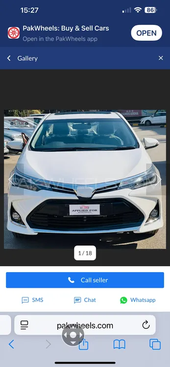 Toyota Corolla 2025 for Sale in Karachi Image-1