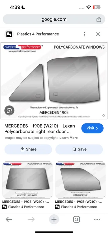 w210 or 190e windows  Image-1