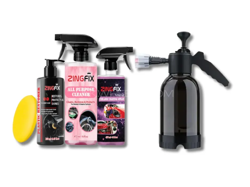 Zingfix Car Detailing Kit – 4 in 1 Bundle Image-1