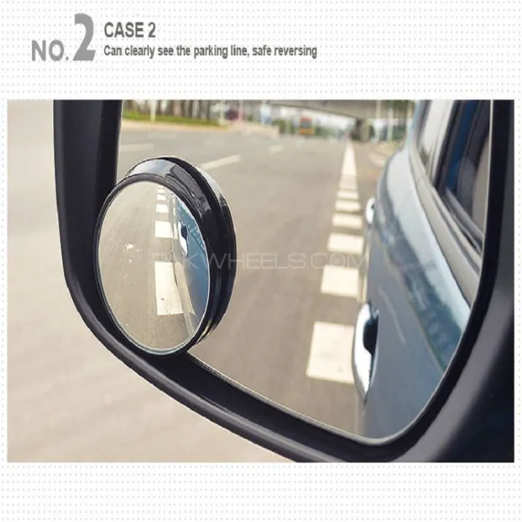 3R 1 Pair Blind Spot Mirrors Vehicle Rear View Wide Angle Round Convex Mirror 3R 1 Pair Blind Spot Mirrors Vehicle Rear View Wide Angle Round Convex Mirror Image-2