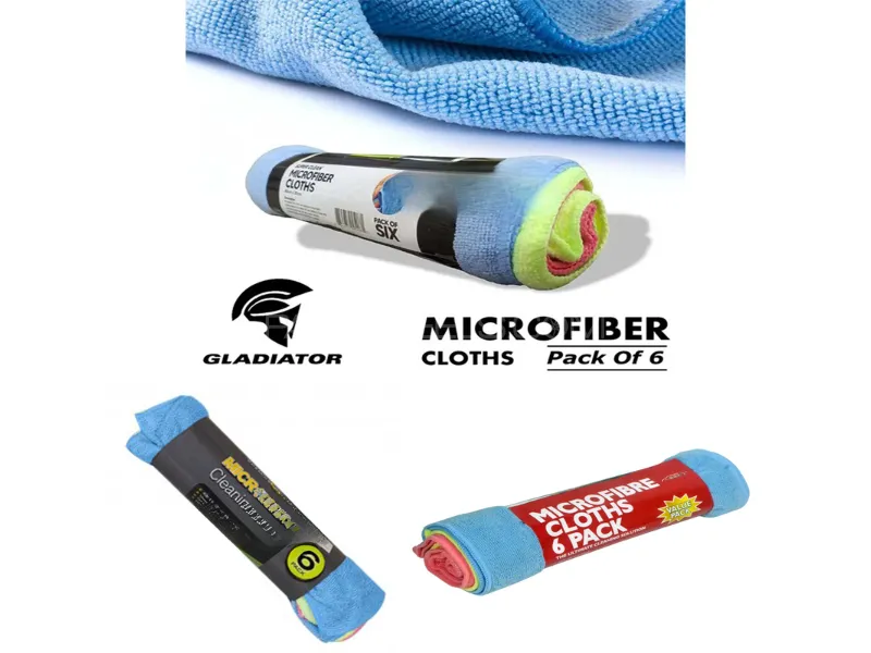Gladiator Non-Abrasive Microfiber Towel – Pack of 6 Image-1