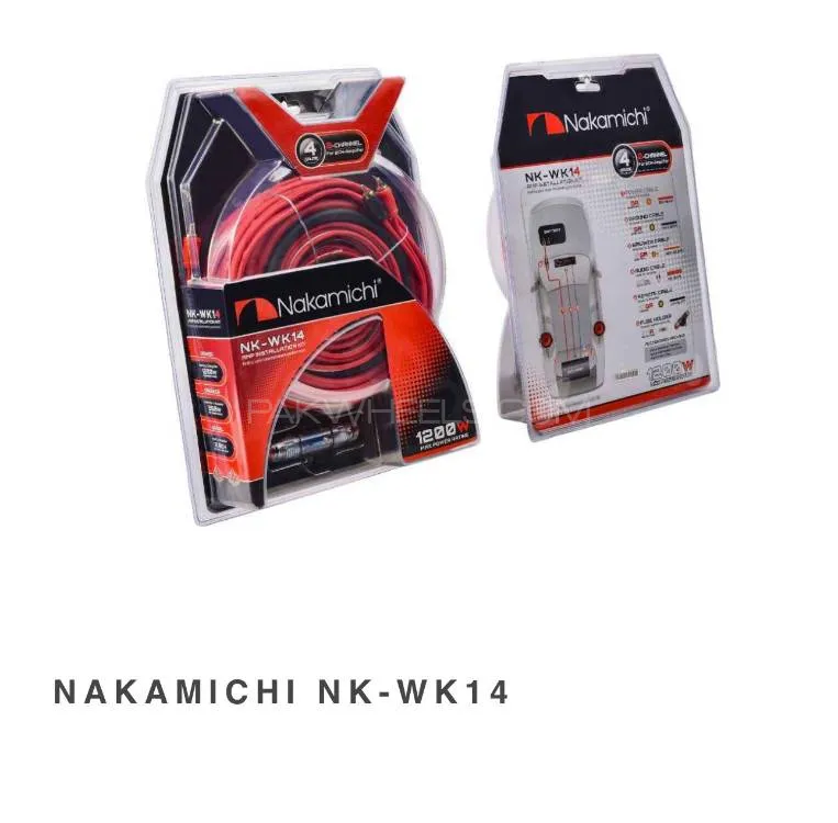 Naka michi wire-kits provide a high level of performance  Kit 1200 Watt NK- WK 14 cooper wire 100% Image-1