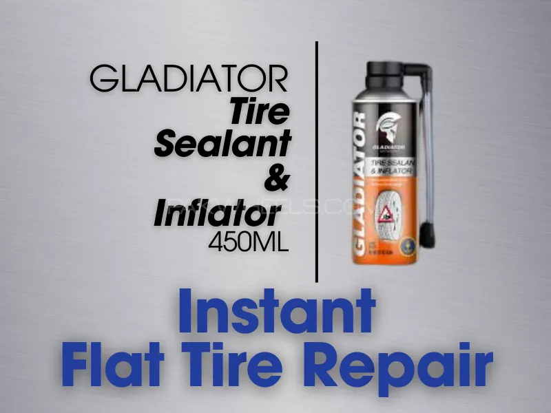 Gladiator | Gladiator Tire Sealant | Inflator | Instant Flat Tire Repair | Gladiator Inflator Image-1
