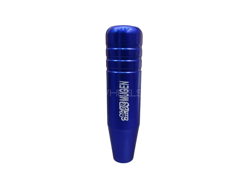 Mugen Blue Small Gear Shift Knob – Universal Racing Style Image-1