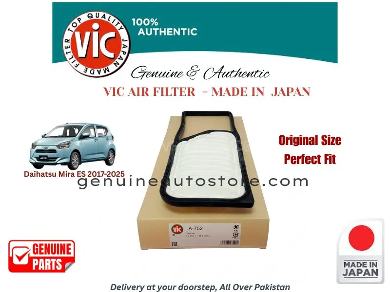 DAIHATSU MIRA ES 2017-2025 VIC JAPAN AIR FILTER 17801-B2090 Image-1