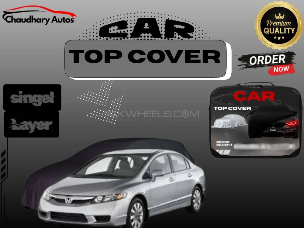 Honda Civic 8th Gen Reborn (2006–2011) Top Cover | Single Layer | Waterproof Parachute Image-1