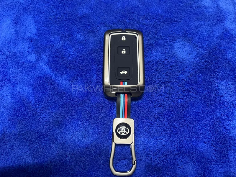 Toyota Mark X Metal Key Fob Cover /  PREMIUM QUALITY Image-1