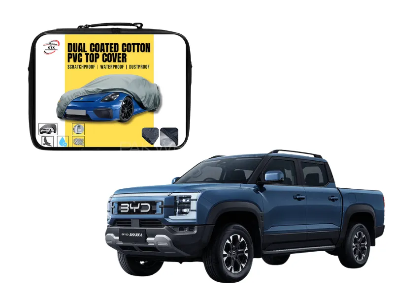 Dual Coated Cotton PVC Car Top Cover for BYD Shark 6 Image-1