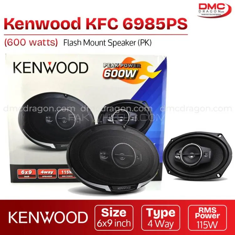Kenwood KFC 6985PS Speaker 6x9 in Four Way 600W Replica Image-1