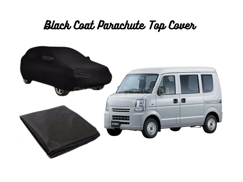 Suzuki Every 2005–2025 Black Coat Parachute Top Cover Image-1