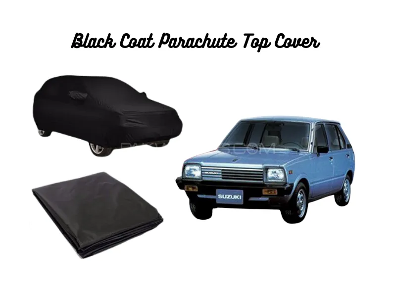 Suzuki FX Black Coat Parachute Top Cover Image-1