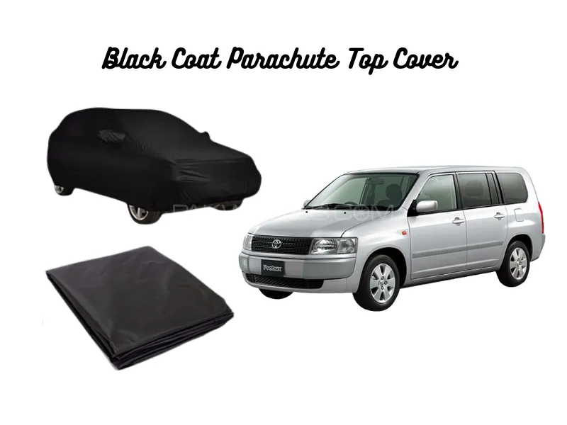 Toyota Probox Black Coat Parachute Top Cover Image-1