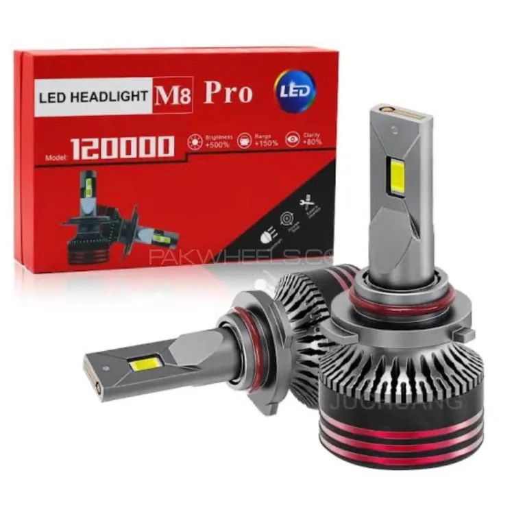 M8 pro led headlights 130 w available for all cars Image-1