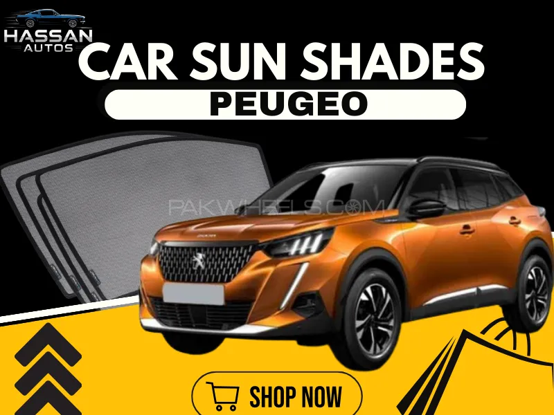 Peugeot 2008 2022–2025 Crossover Custom Window Sun Shades – UV Protection & Heat Control Image-1