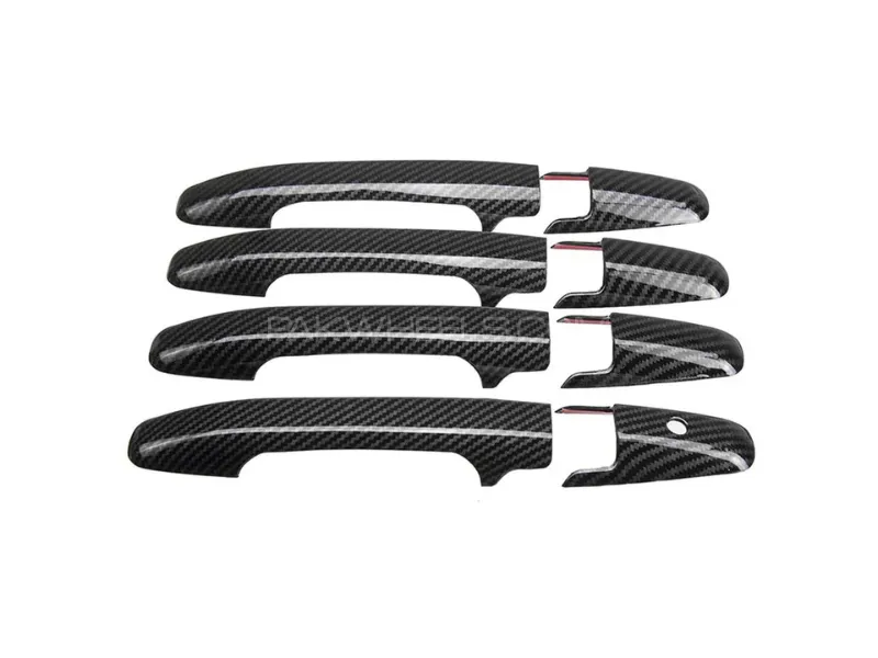 Honda Civic Reborn 2007-2012  Carbon Fibre Door Handle Cover Honda Civic Reborn 2007-2012  Carbon Fibre Door Handle Cover Image-2