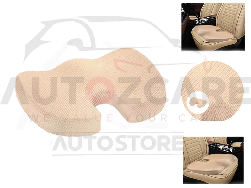 Universal Imported Leather Style Hip Support Cushion | Breathable Pillow Hip Support Cushion - Beige Image-1