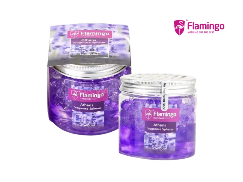Flamingo Athens Spheres Air Freshener – Lavender | Long-Lasting Fresh Scent Image-1