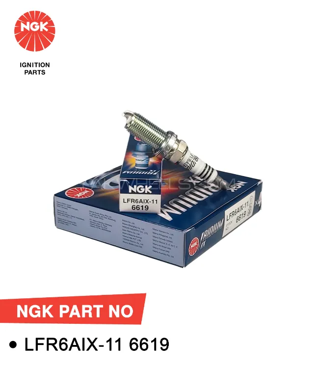 NGK Spark Plug Toyota VITZ, 1KR/2SZ, 1000/1300cc, 2006-2010, (LFR6AIX11) (Japan-Single Pc) Image-1