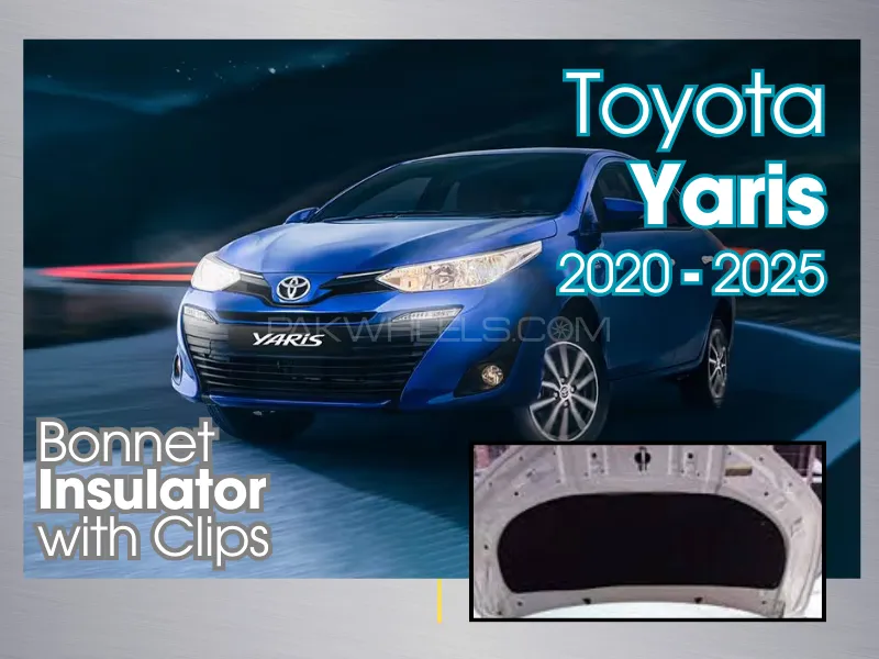 Bonnet Insulator | For Toyota Yaris | Heat Proof | Sound Proof | Bonnet Namda Image-1