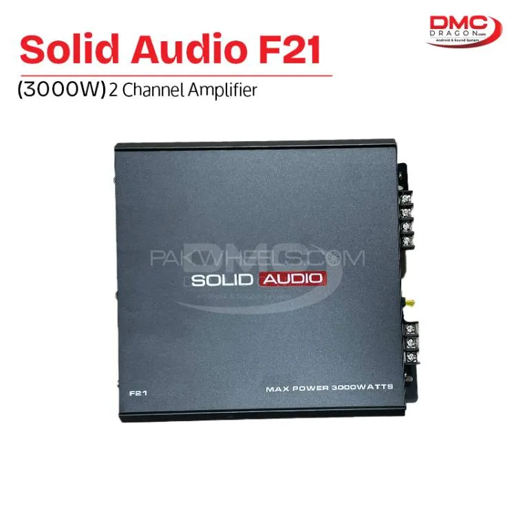 Solid Audio F21 Max Powers 3000W Amplifier Two Channels Image-1