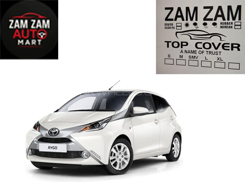 Toyota Aygo Model 2005-2014 Microfiber Car Top Cover  Image-1